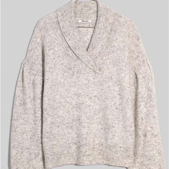 Madewell Vinson Shawl Collar Sweater NWT - Picture 3 of 10